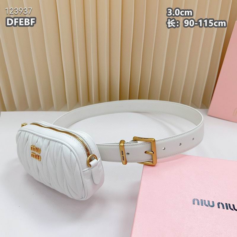 Miumiu belt 30mmX90-115cm 8L (54)