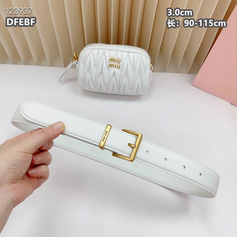 Miumiu belt 30mmX90-115cm 8L (55)