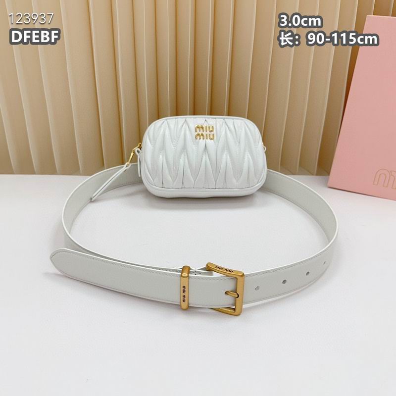 Miumiu belt 30mmX90-115cm 8L (56)