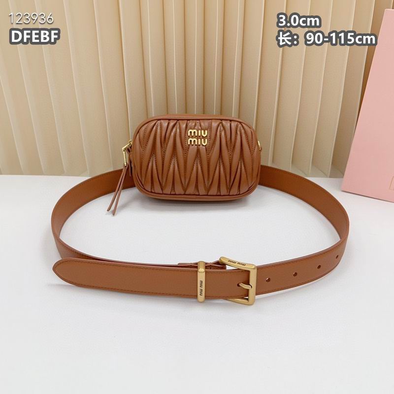 Miumiu belt 30mmX90-115cm 8L (63)