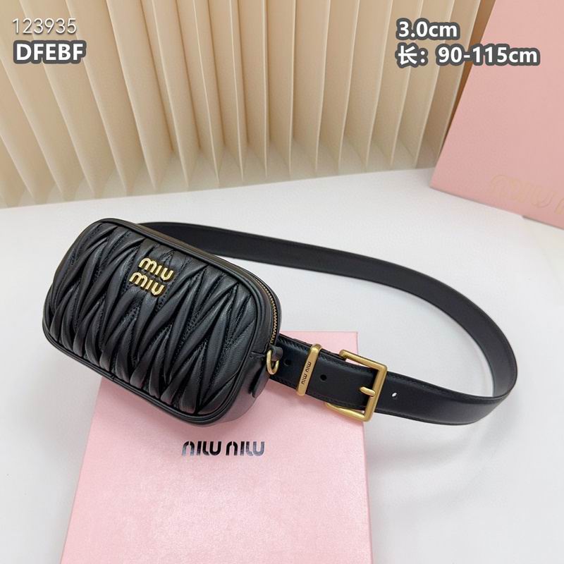 Miumiu belt 30mmX90-115cm 8L (68)