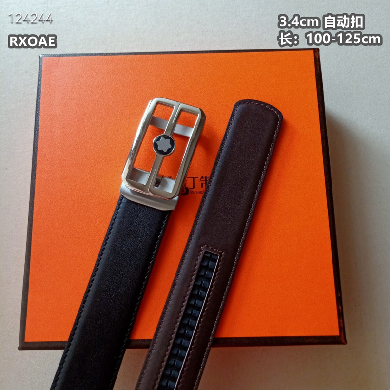 Montlanc belt 34mmX100-125cm 8L (128)