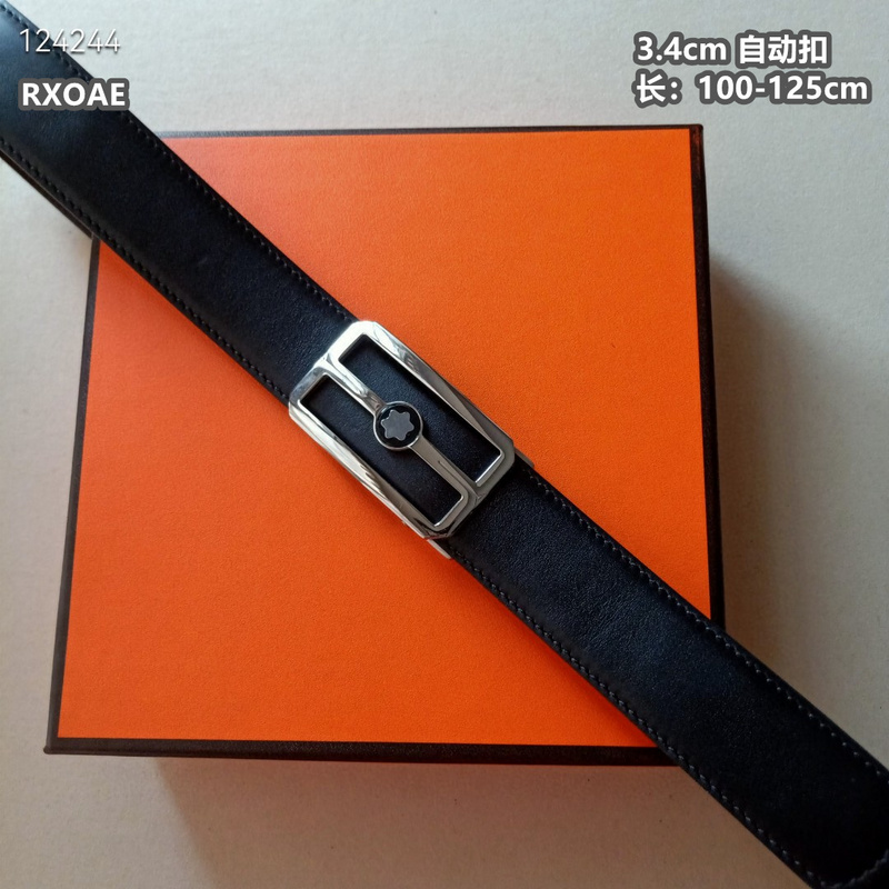 Montlanc belt 34mmX100-125cm 8L (130)