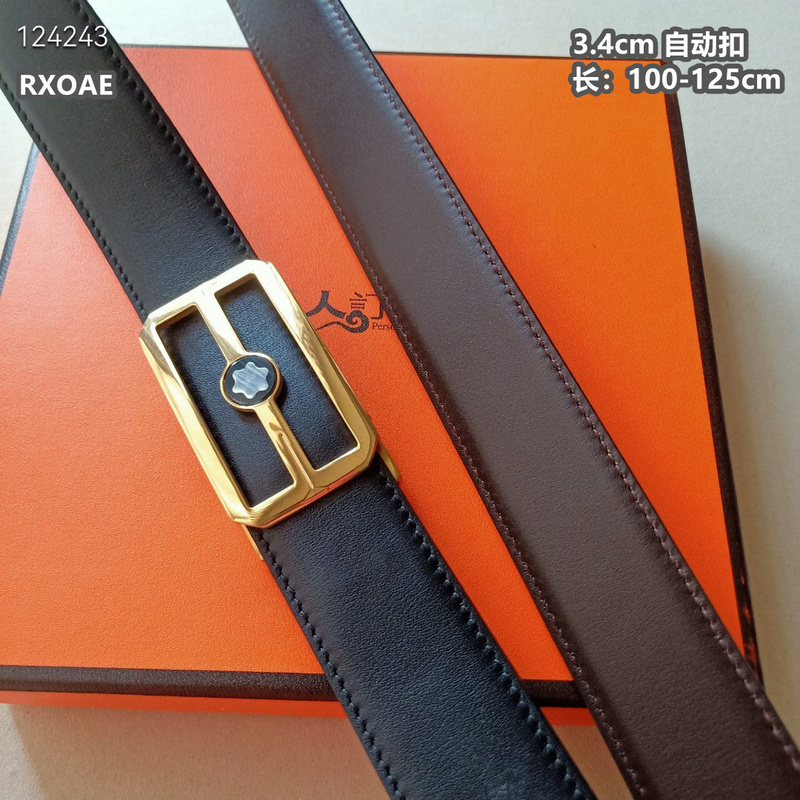 Montlanc belt 34mmX100-125cm 8L (135)