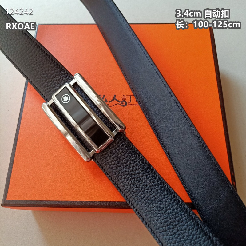 Montlanc belt 34mmX100-125cm 8L (138)