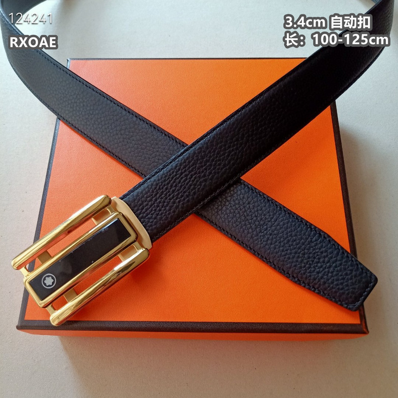 Montlanc belt 34mmX100-125cm 8L (142)