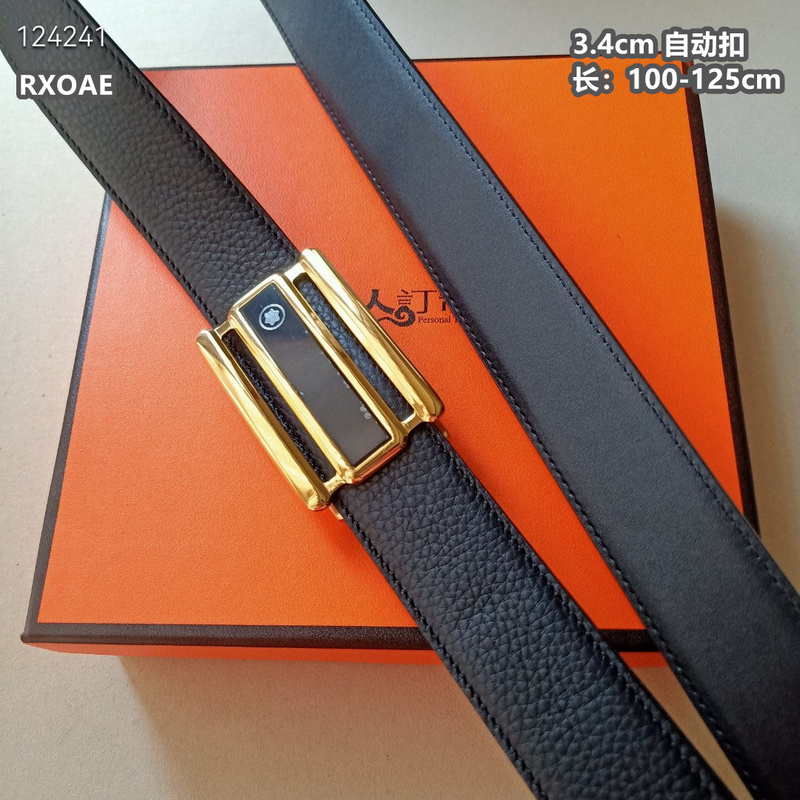 Montlanc belt 34mmX100-125cm 8L (143)