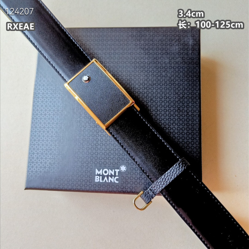 Montlanc belt 34mmX100-125cm 8L (152)