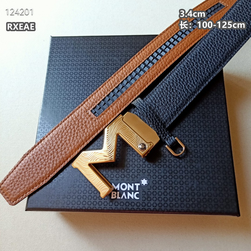 Montlanc belt 34mmX100-125cm 8L (173)