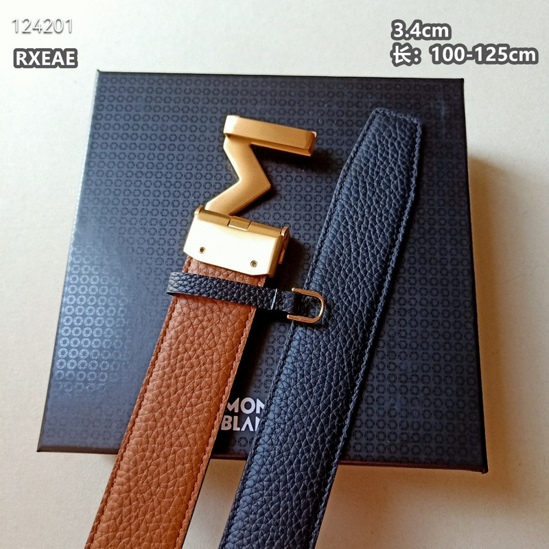 Montlanc belt 34mmX100-125cm 8L (174)