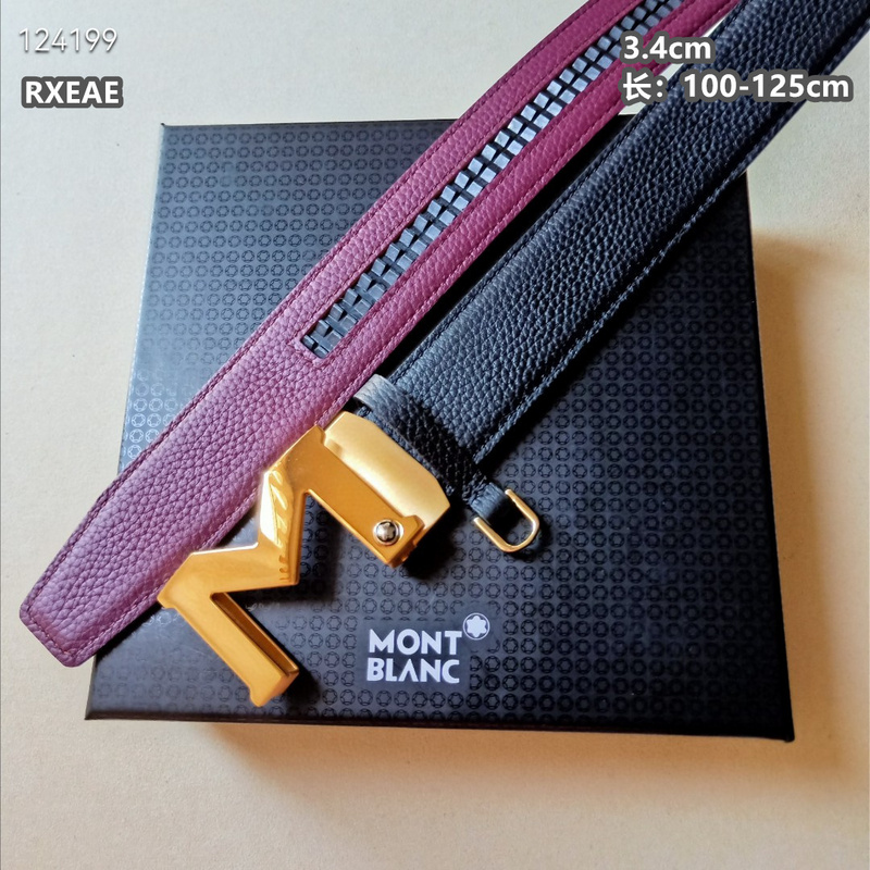 Montlanc belt 34mmX100-125cm 8L (180)