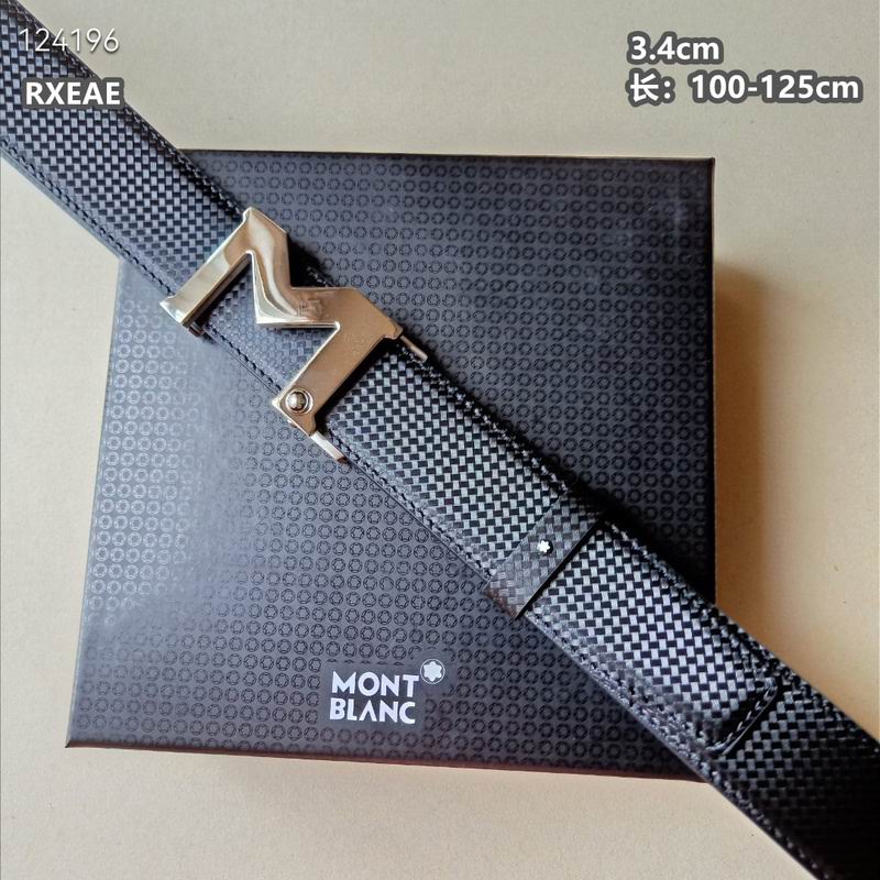 Montlanc belt 34mmX100-125cm 8L (195)