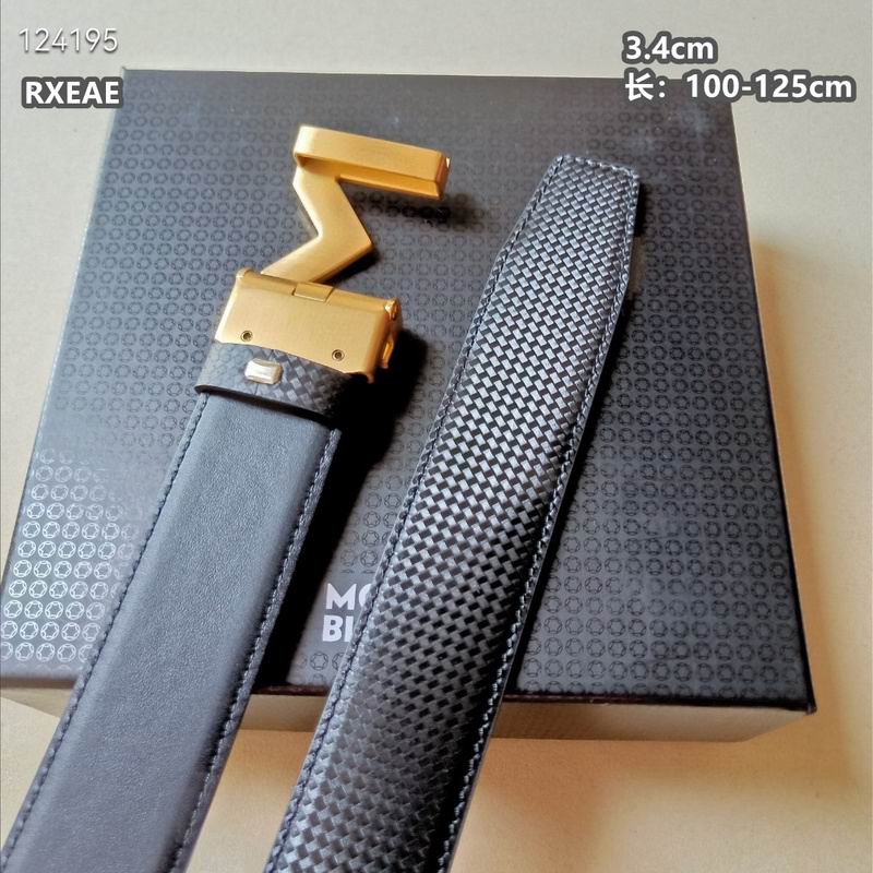 Montlanc belt 34mmX100-125cm 8L (197)