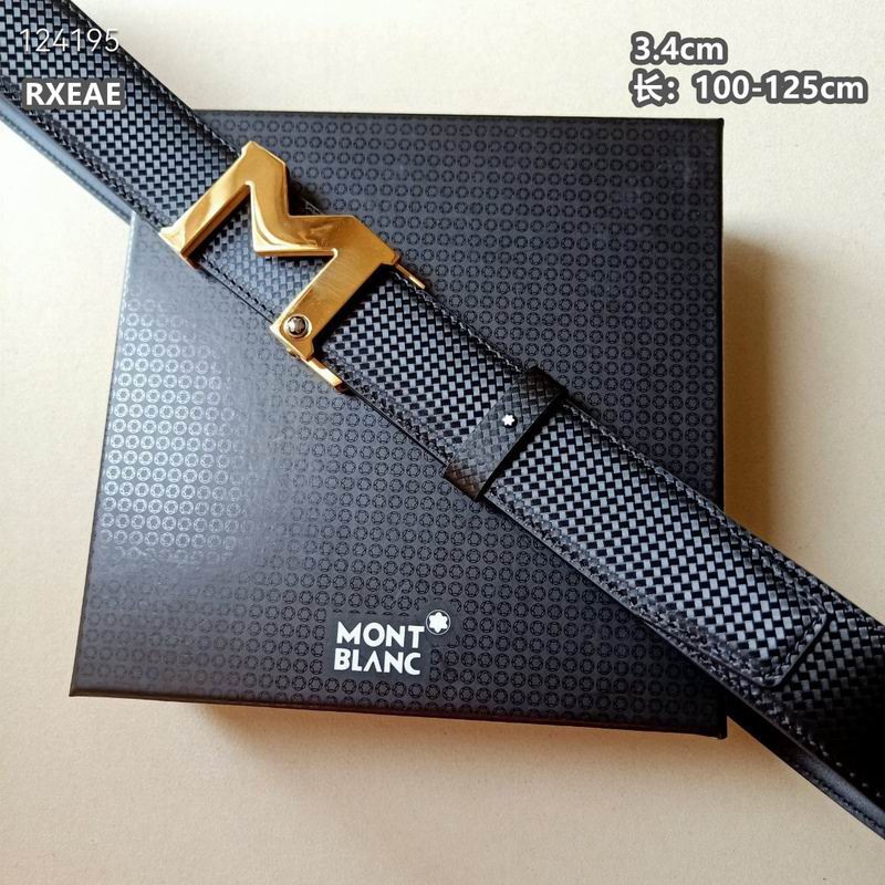 Montlanc belt 34mmX100-125cm 8L (199)