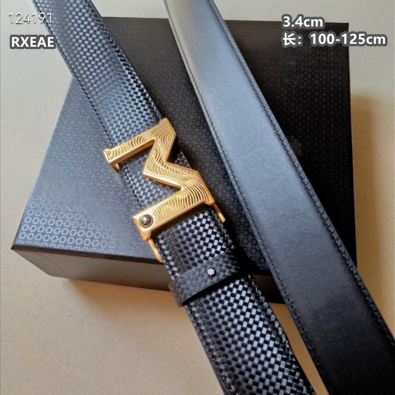 Montlanc belt 34mmX100-125cm 8L (214)