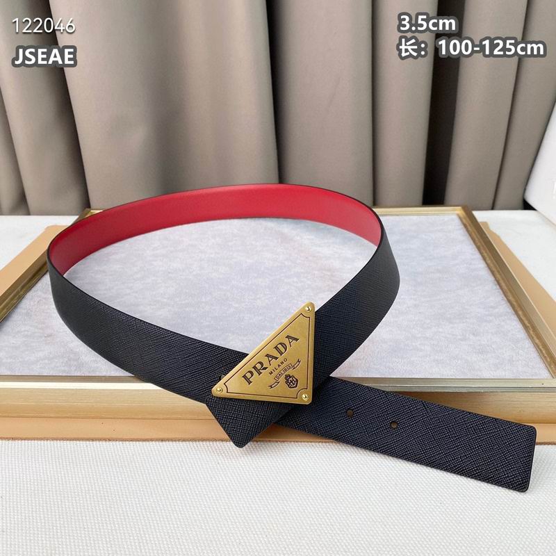 Prada belt 35mmX100-125cm 8L (155)