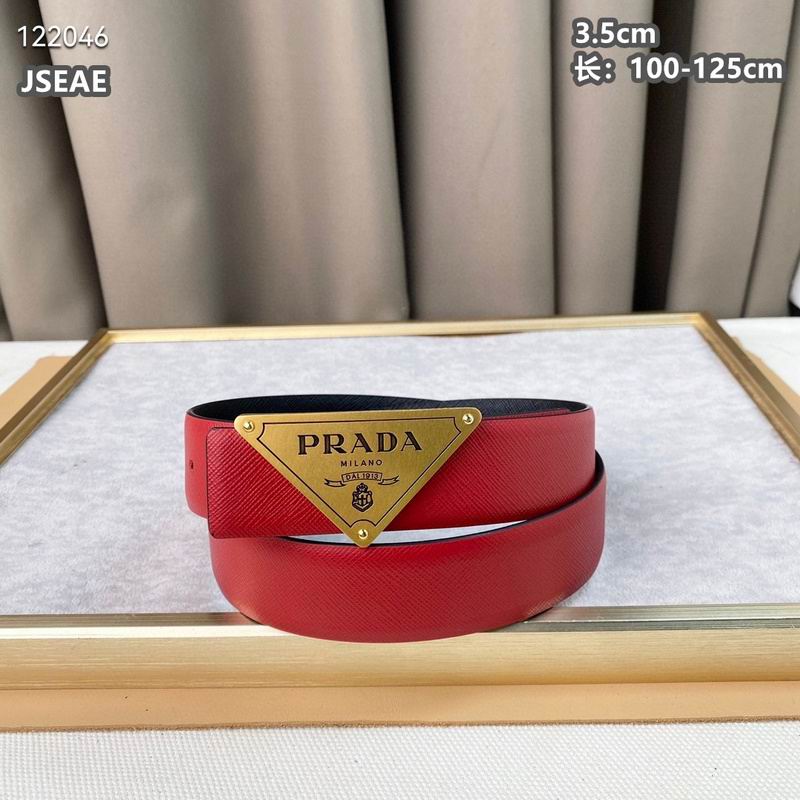 Prada belt 35mmX100-125cm 8L (156)