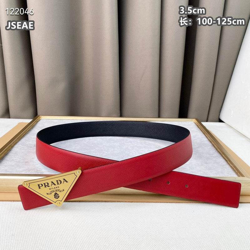 Prada belt 35mmX100-125cm 8L (157)