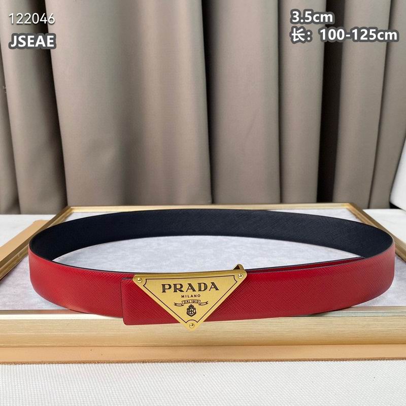 Prada belt 35mmX100-125cm 8L (158)
