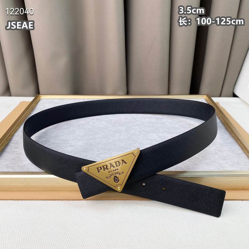 Prada belt 35mmX100-125cm 8L (183)