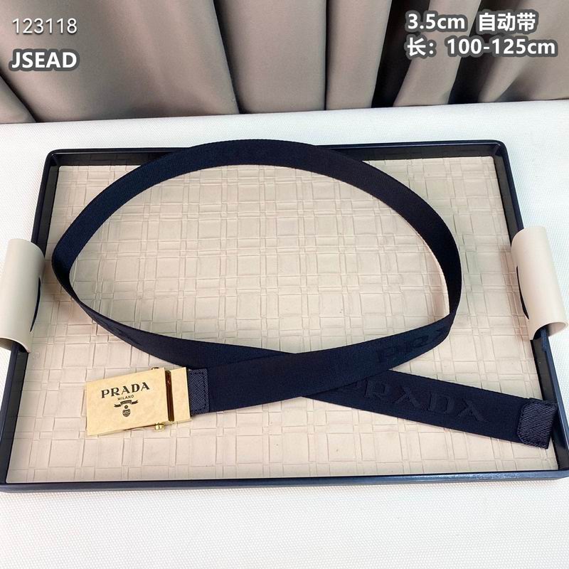 Prada belt 35mmX100-125cm 8L (48)