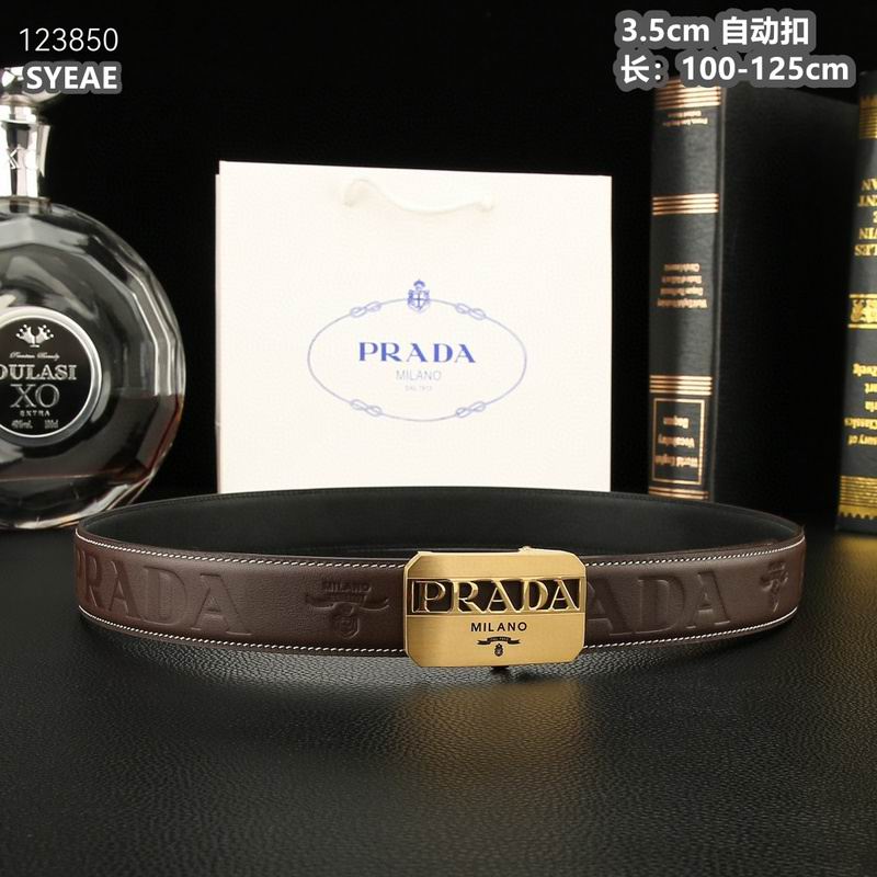 Prada belt 35mmX100-125cm 8L (48)