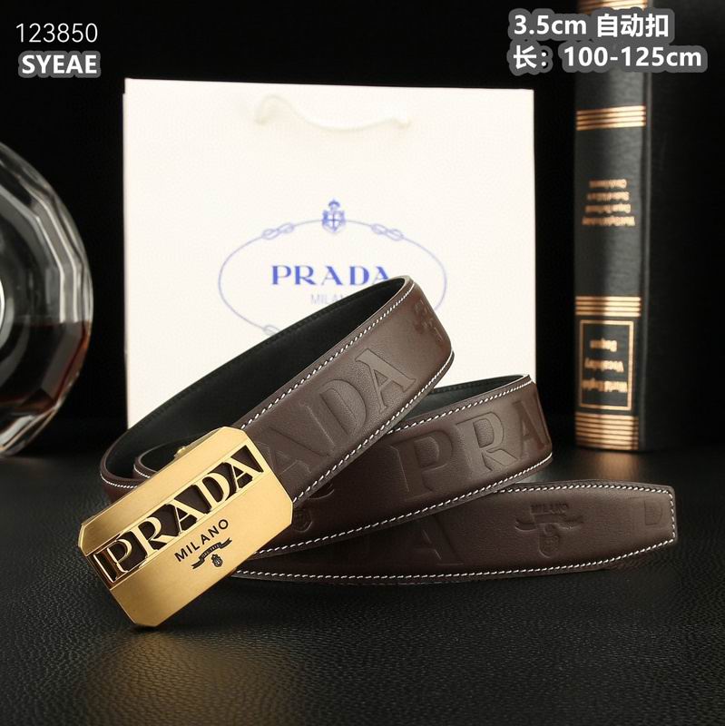 Prada belt 35mmX100-125cm 8L (50)