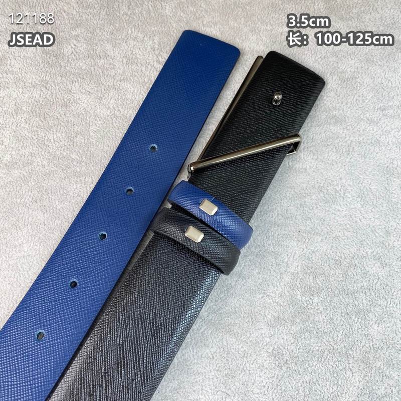 Prada belt 35mmX100-125cm 8L (56)