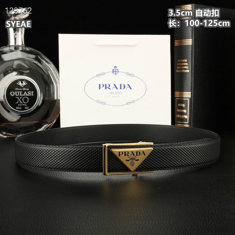 Prada belt 35mmX100-125cm 8L (75)