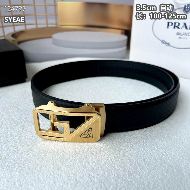 Prada belt 35mmX100-125cm 8L (8)
