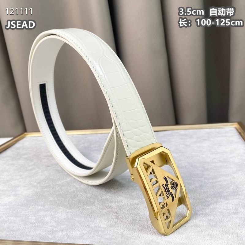 Prada belt 35mmX100-125cm 8L (88)