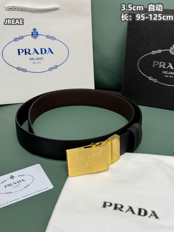Prada belt 35mmX95-125cm 8L (48)