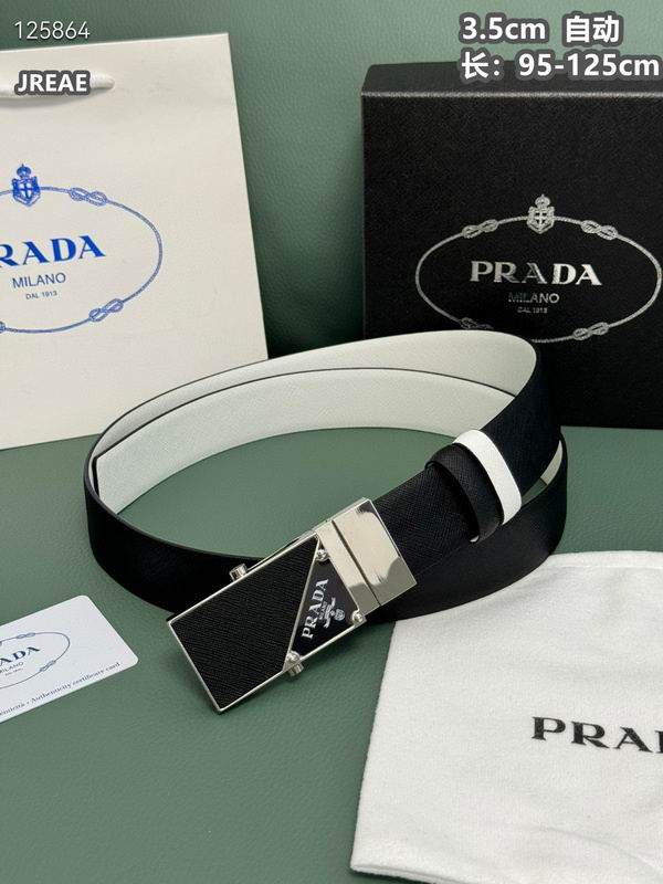 Prada belt 35mmX95-125cm 8L (55)
