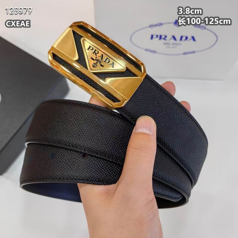 Prada belt 38mmX100-125cm 8L (8)