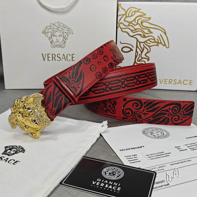 Versace belt 38mmX90-125cm lb (17)