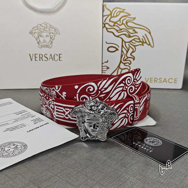 Versace belt 38mmX90-125cm lb (3)