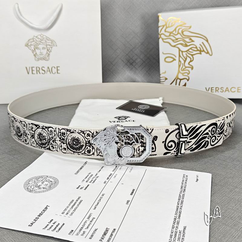 Versace belt 38mmX90-125cm lb (30)