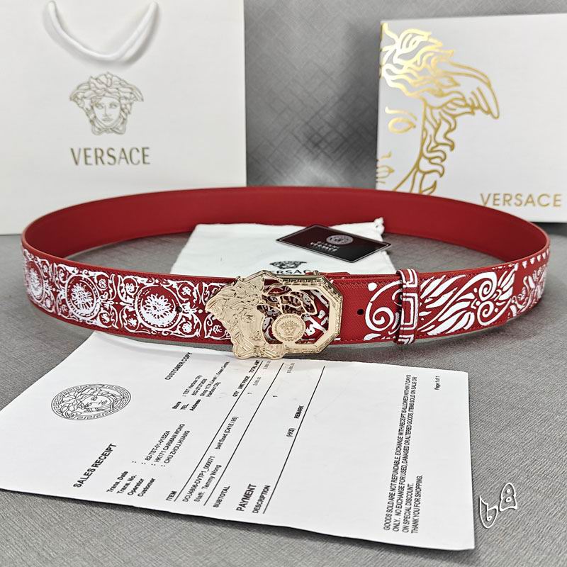 Versace belt 38mmX90-125cm lb (33)