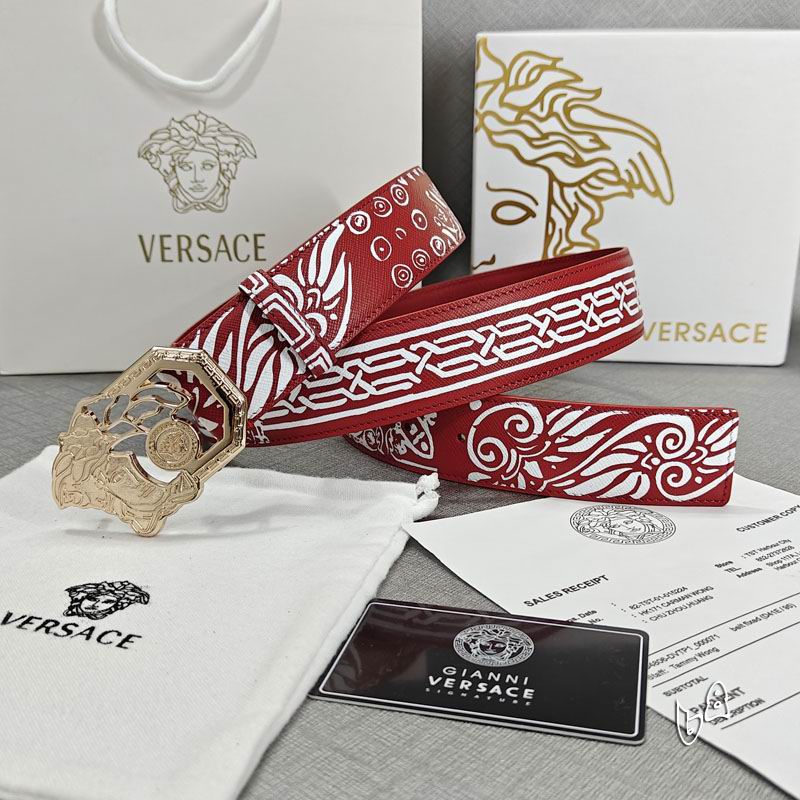 Versace belt 38mmX90-125cm lb (34)