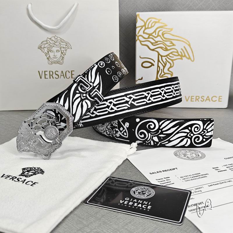 Versace belt 38mmX90-125cm lb (37)