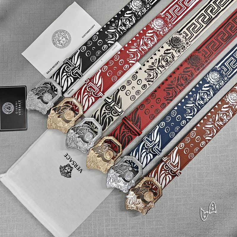 Versace belt 38mmX90-125cm lb (39)