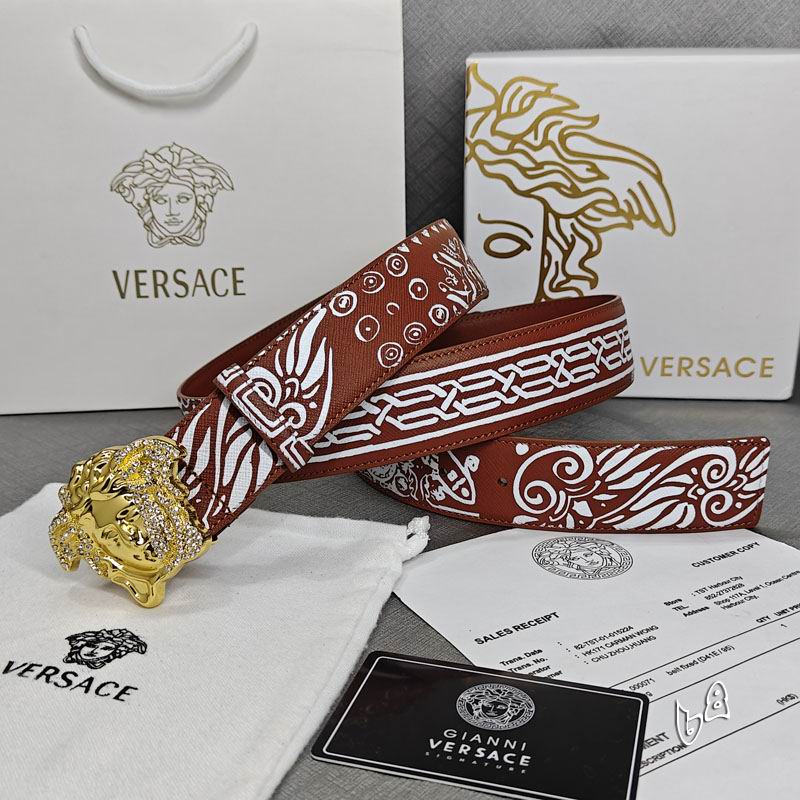 Versace belt 38mmX90-125cm lb (8)