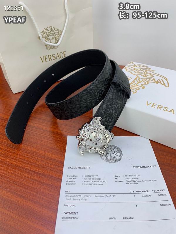 Versace belt 38mmX95-125cm 8L (662)