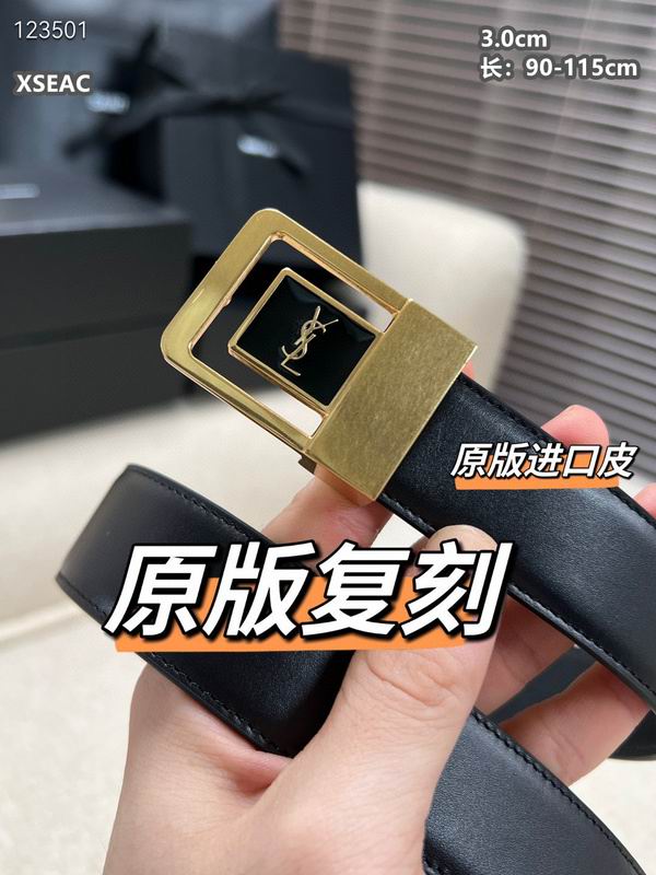 YSL belt 30mmX90-115cm 8L (101)