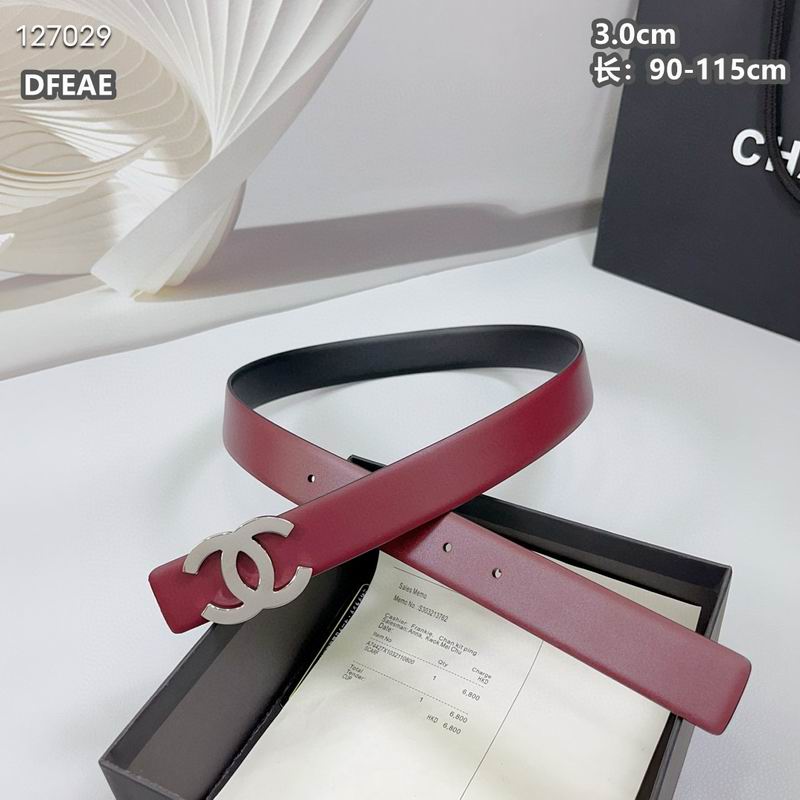 Chanel belt 30mmX90-115cm 8L (12)