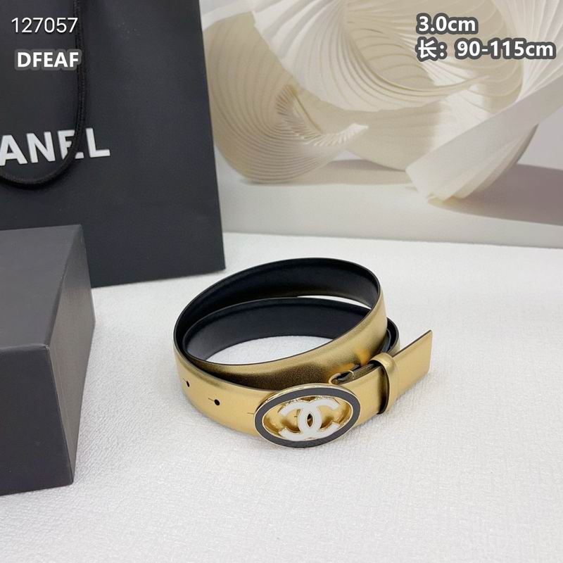 Chanel belt 30mmX90-115cm 8L (19)