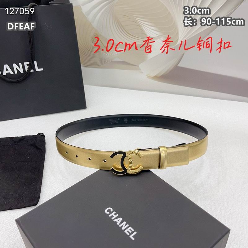Chanel belt 30mmX90-115cm 8L (25)