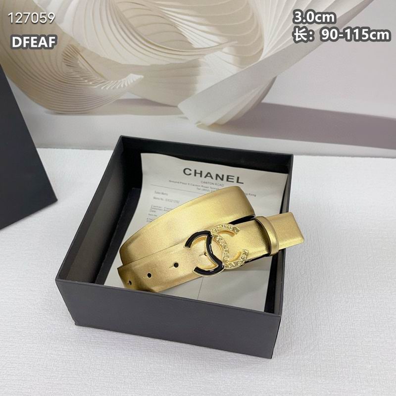 Chanel belt 30mmX90-115cm 8L (27)