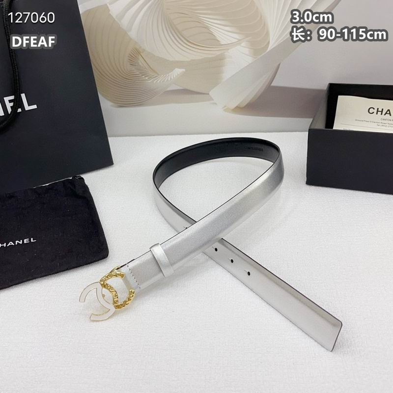 Chanel belt 30mmX90-115cm 8L (32)