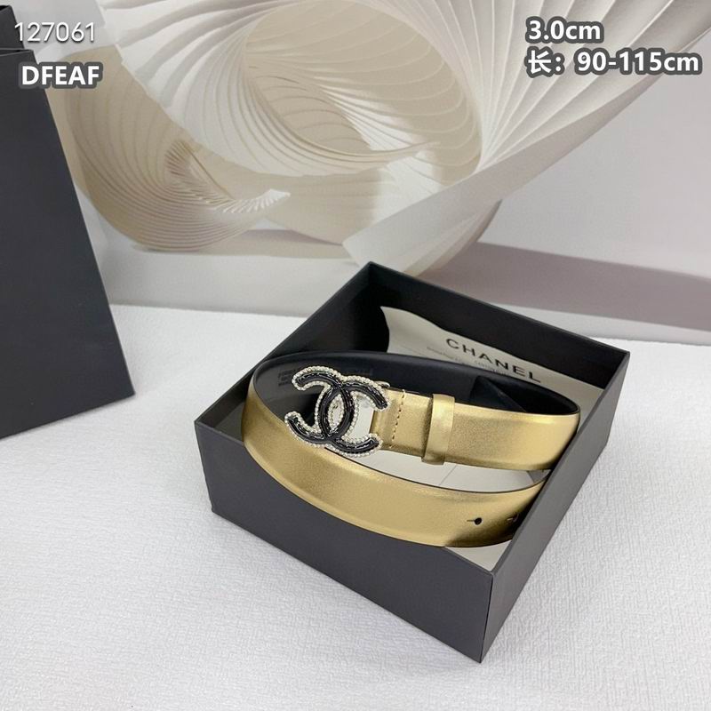 Chanel belt 30mmX90-115cm 8L (35)